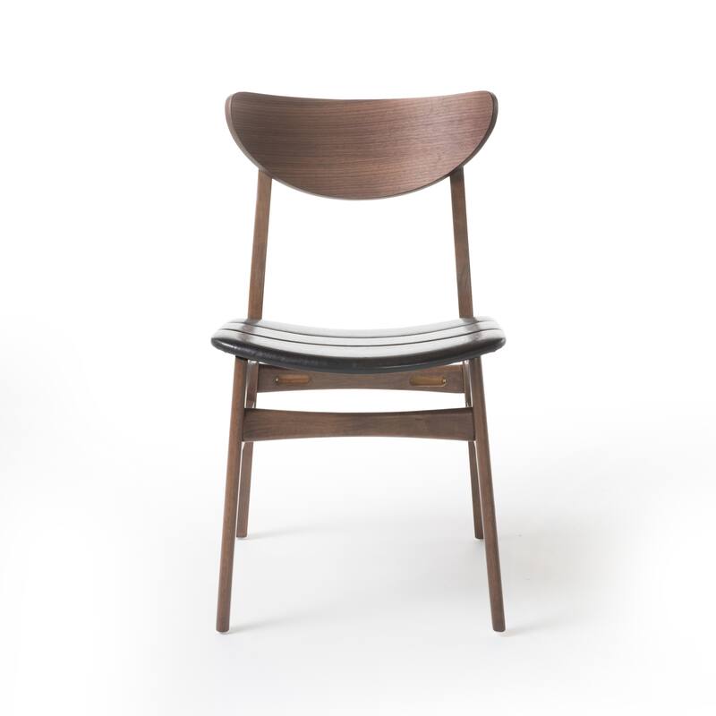 Anise Faux Leather and Rubberwood Dining Chair (Set of 2) by Christopher Knight Home