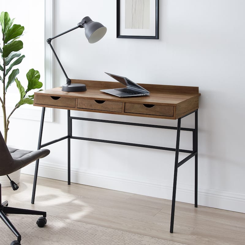 Middlebrook Industrial 42-inch 3-Drawer Writing Desk