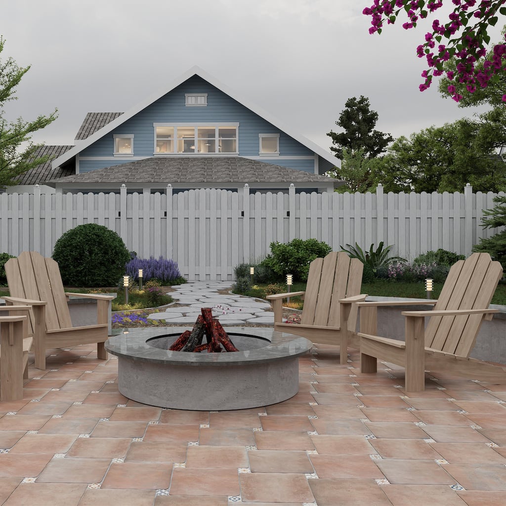 Merola Tile Benisa Marelle Cotto with Paladio Taco 11-7/8" x 14" Porcelain Floor and Wall Tile - Case (22 Tiles)