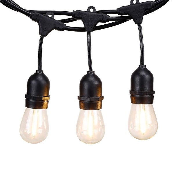 Torchstar 48ft String Lights With 24 E26 Sockets And 25 Led Torchstar 48ft String Lights With 24 E26 Sockets And 25 Led Bulbs