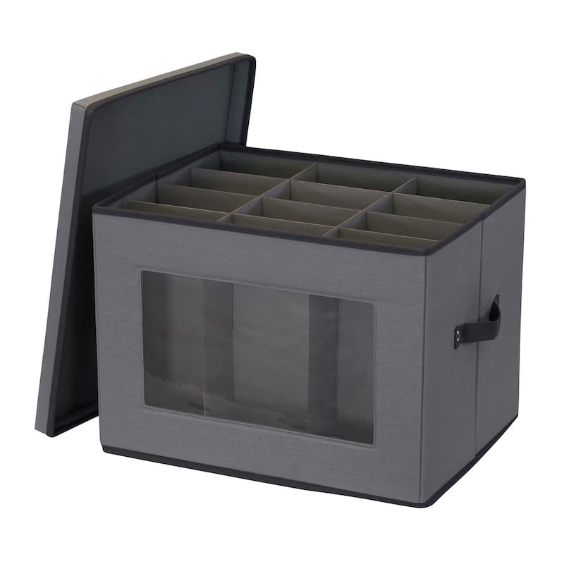 Household Essentials Wine and Bottle Storage Chest