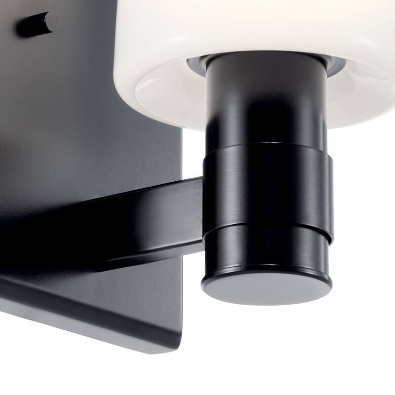 Adani 1-Light Wall Sconce with Opal Glass Shade