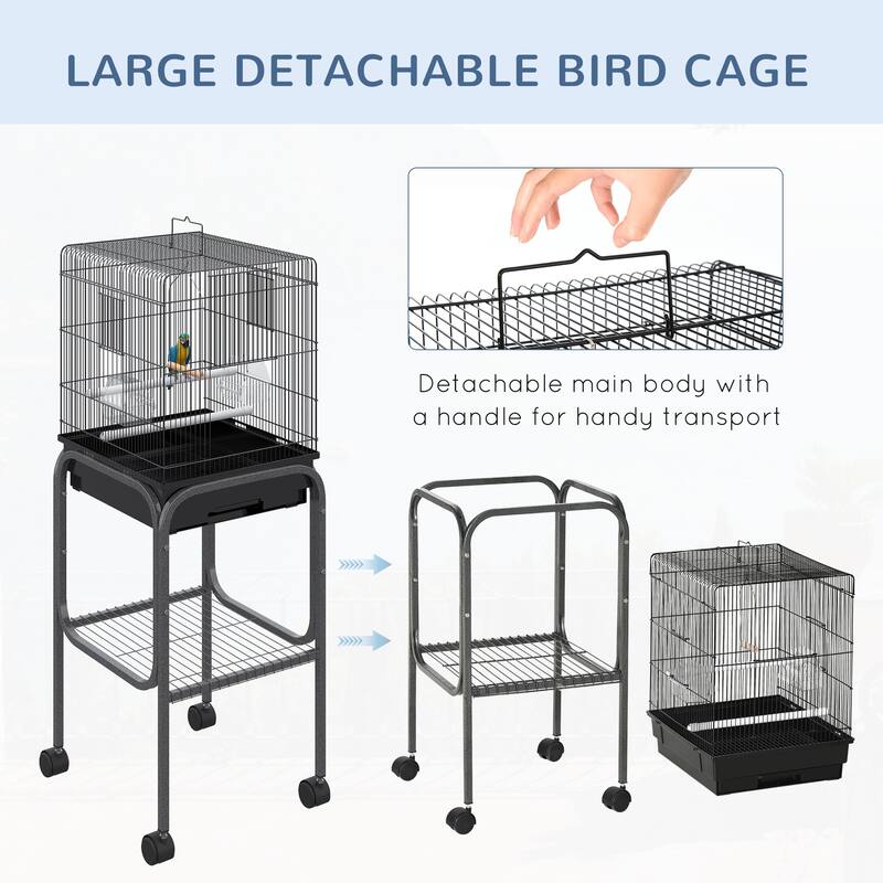 Metal Indoor Bird Cage, Parrot Cage, Bird Aviary