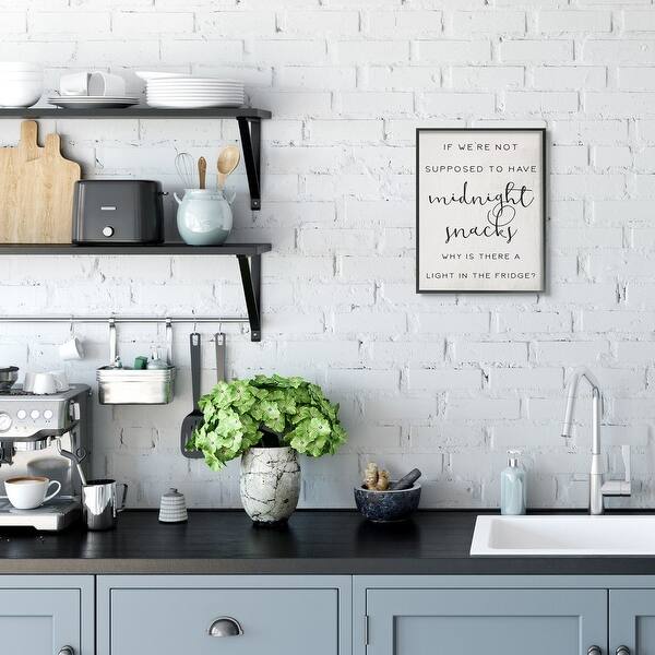 black and white kitchen framed pictures stupell industries midnight snack joke hungry kitchen phrase black and white kitchen framed pictures stupell industries midnight snack joke hungry kitchen phrase