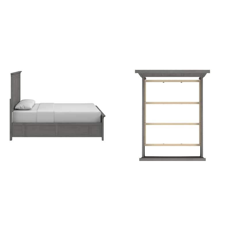Varenna Wood Panel Bed