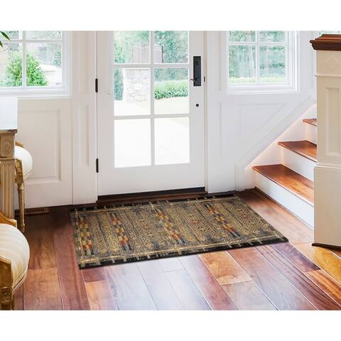Liora Manne Marina Tribal Stripe Indoor/Outdoor Rug