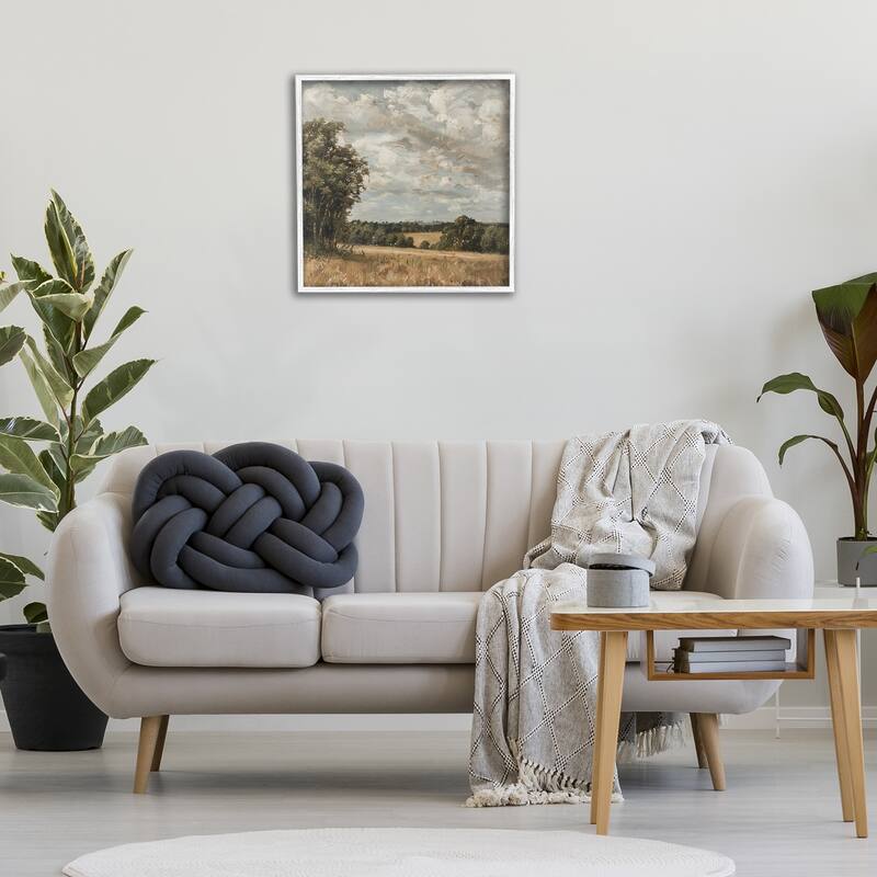 Stupell Clouds Over Country Scenery Framed Giclee Art Design By LSR Creative Studio