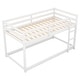 preview thumbnail 7 of 24, Safety Design Twin over Twin Floor Bunk Bed with Ladder