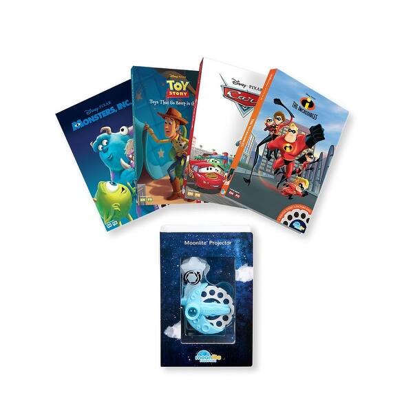 slide 1 of 1, Moonlite Storytime Disney Pixar 4 Story Collection with Projector