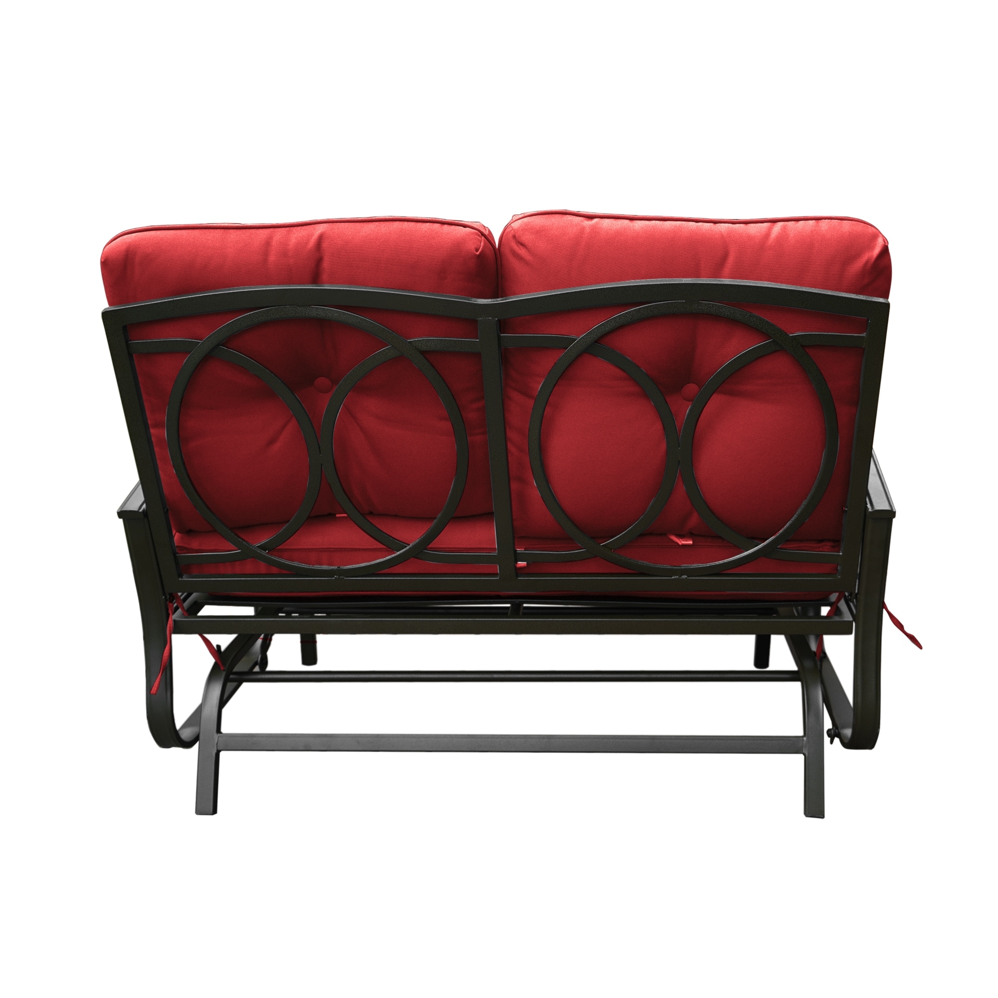 Kozyard Cozy Two Rocking Love Seats Glider Swing-image