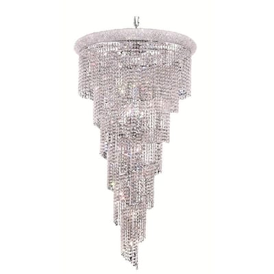 Fleur Illumination 22 light Chrome Chandelier