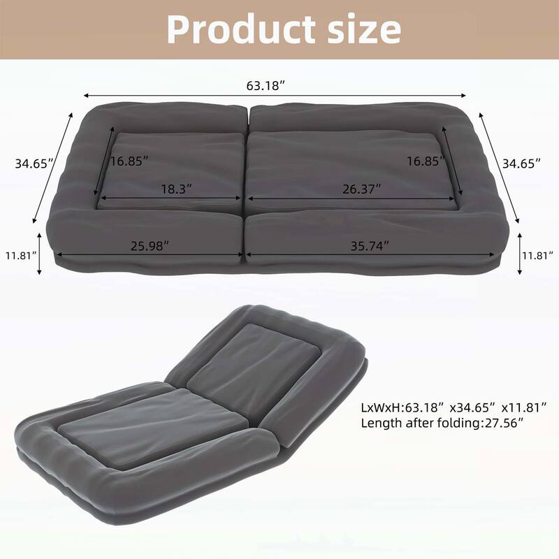 Sleek Modern Design Folding Sofa Chair with 5 Adjustable Positions for Gaming,Meditation,and Relaxation