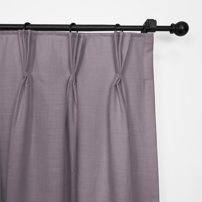 6ix Tailors Elsie Lilac Pinch Pleat Drapery Panels Pair