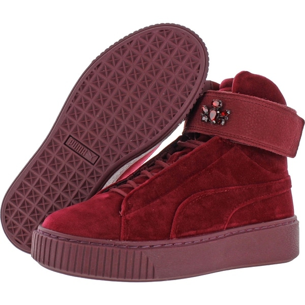 puma platform mid velour