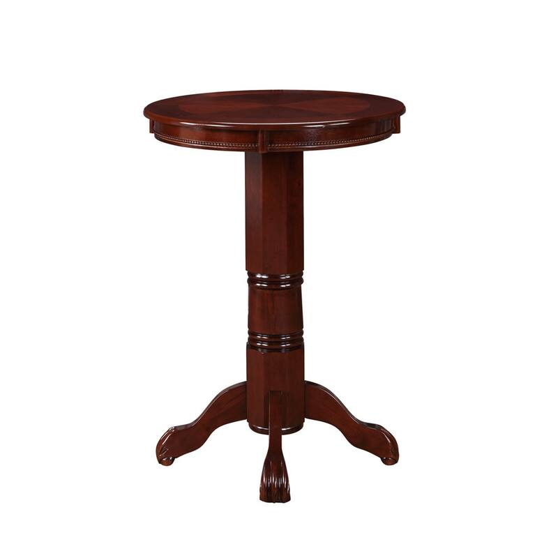 Florence 30-inch Round Wood Pub Table