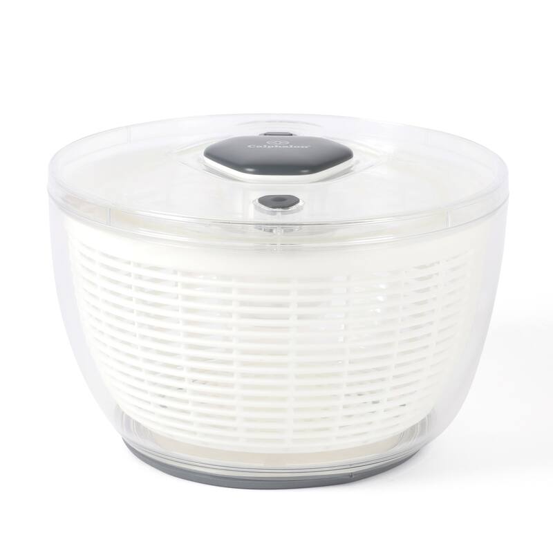 Calphalon Aero 6.3 Qt Salad Spinner, Fruit Wahser, Fruit Washing Bowl with Strainer, Vegertable Cleaner