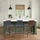 preview thumbnail 61 of 78, Skara Mid-Century Swivel Counter Stool, Upholstered Counter Height Chair with Bentwood Legs