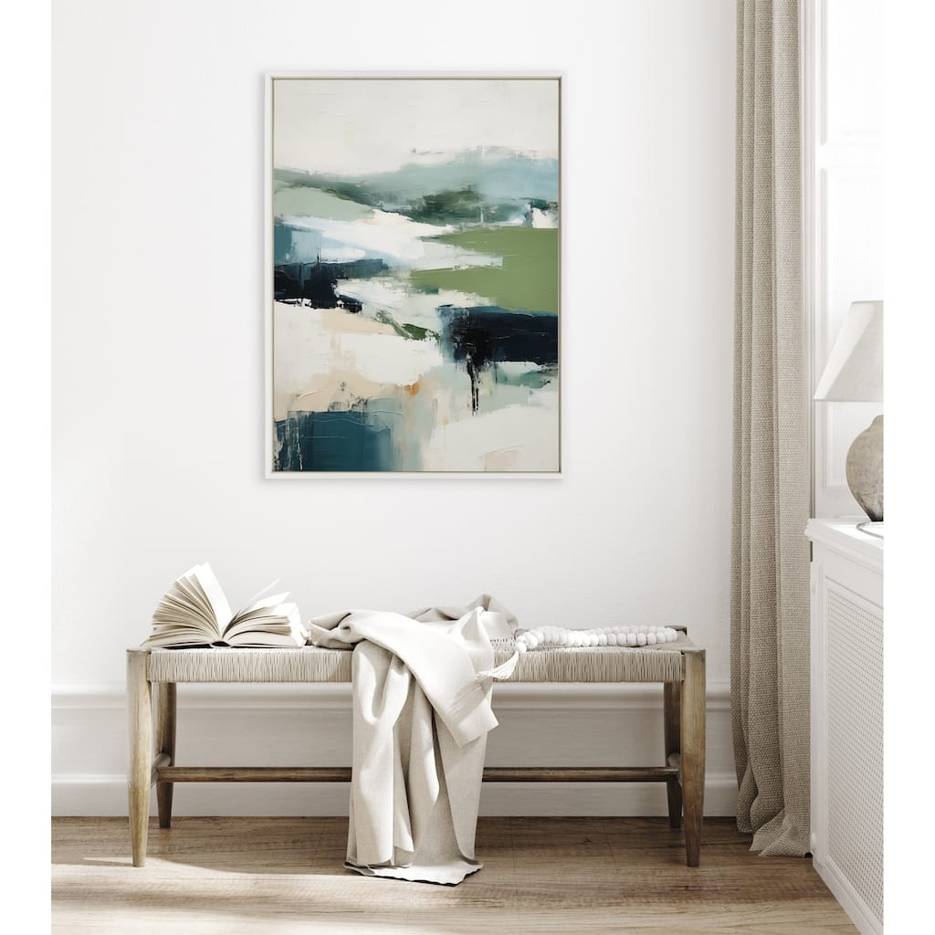 Kate and Laurel Sylvie Skyline II Framed Canvas by Amy Lighthall