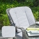preview thumbnail 6 of 5, 7-piece Outdoor Dining Set Round Table with Chairs