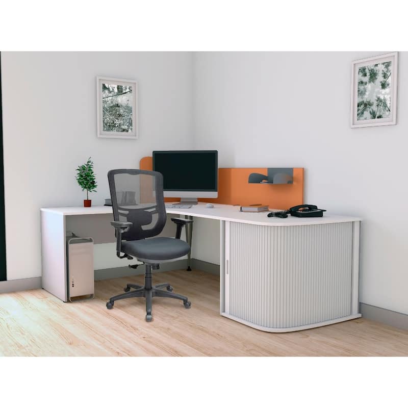 Tempur-Pedic® Synchro-Tilt Task Chair with Cool Mesh Back - Agate GreyTempur-Pedic® Synchro-Tilt Task Chair with Cool Mesh Back - Agate Grey