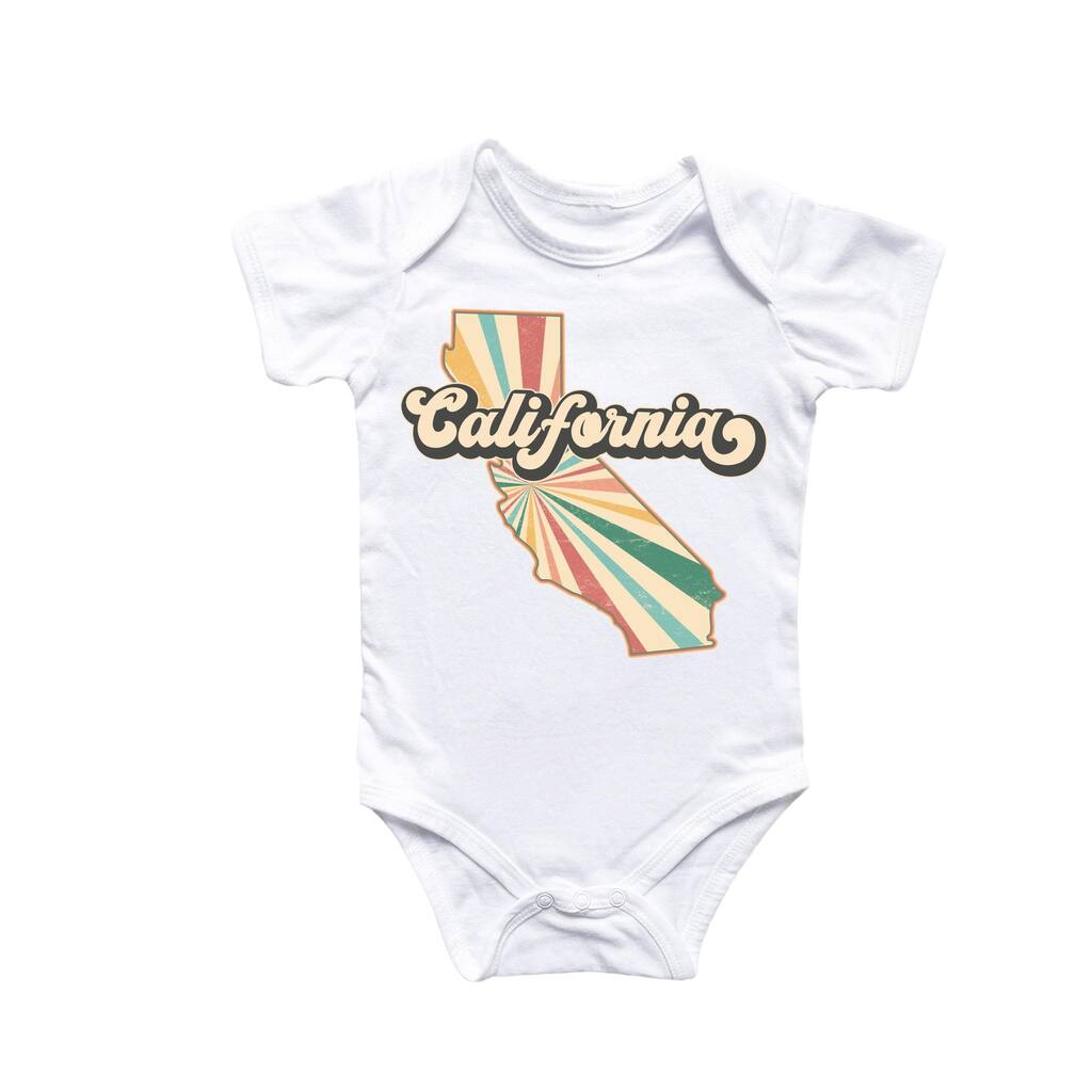 California - Baby Boy Girl Clothes Infant Bodysuit Funny Cute Newborn