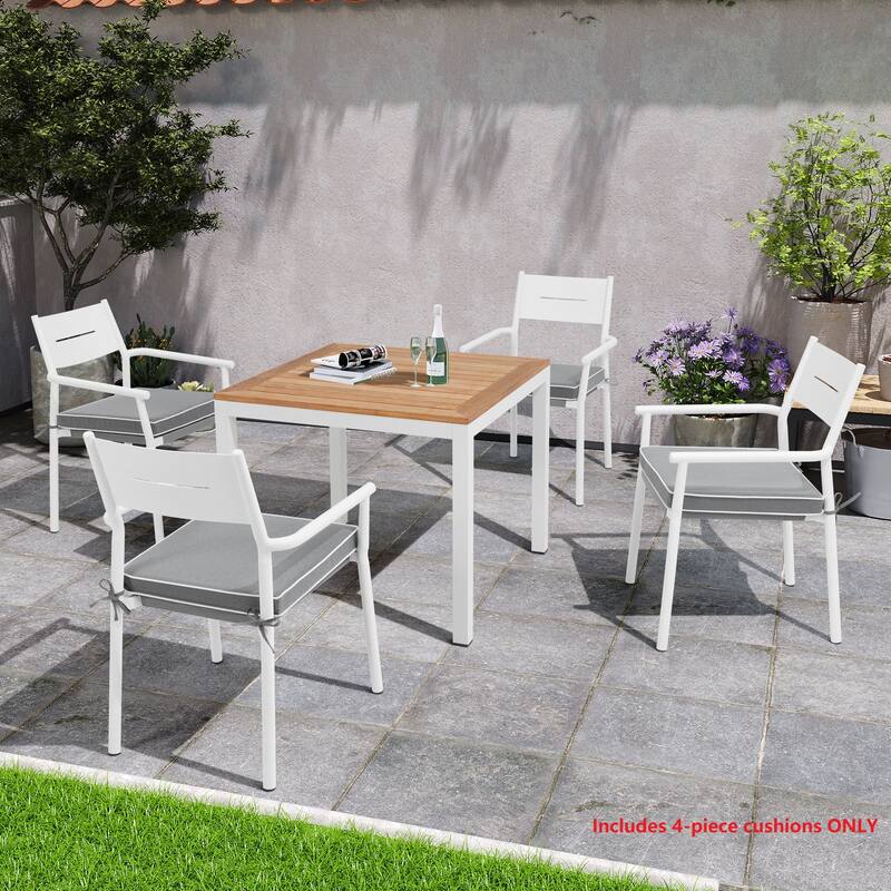 Indoor Outdoor Dining Chair Cushion Set of 2/4 Patio Chair Seat Pad
