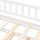 preview thumbnail 64 of 83, Montessori Bed House Bed with Trundle Bed and Headboard, Wood Daybed Platform Bed Frame No Box Spring Needed for Boys Girls