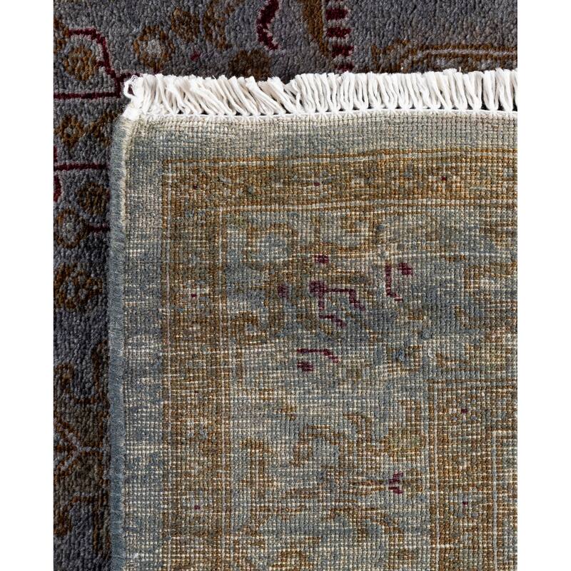 Overdyed One-of-a-Kind Hand-Knotted Area Rug - Gray - 3' 1" x 4' 10"