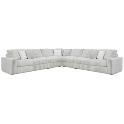 Signature Design by Ashley Stupendous Gray 5-Piece Sectional - 172"W x 172"D x 41"H