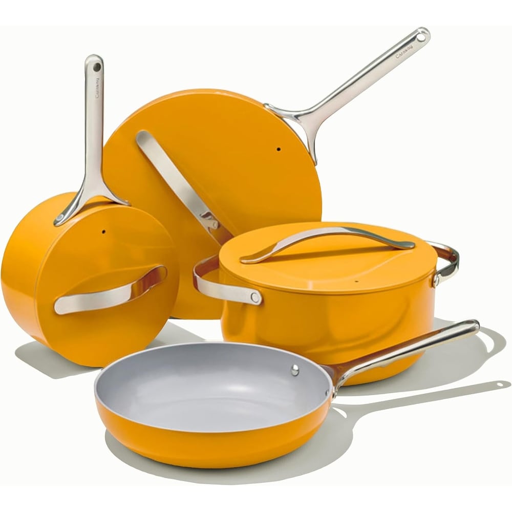 Gold Edition Ceramic Nonstick 12 Piece Cookware Set, PFAS-Free, Gold - Bed  Bath & Beyond - 37614470