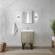 preview thumbnail 50 of 54, Lancy 24 in W x 20 in D Rustic Acacia Bath Vanity and Cultured Marble Top