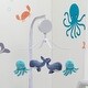 preview thumbnail 5 of 4, Bedtime Originals Whales Tale Blue Whale/Octopus Musical Baby Crib Mobile Toy