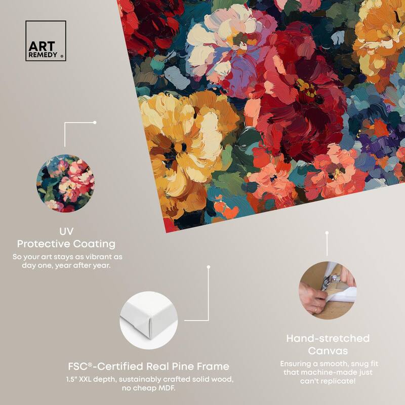 Garden Tapestries I Canvas by Art Remedy, Gallery Wrapped