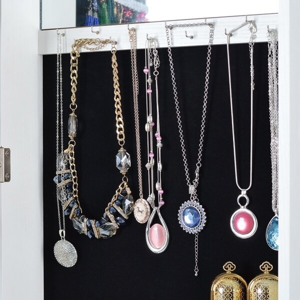 Full Length Mirror 360ยฐ Swivel Jewelry Cabinet - Bed Bath Full Length Mirror 360ยฐ Swivel Jewelry Cabinet - Bed Bath