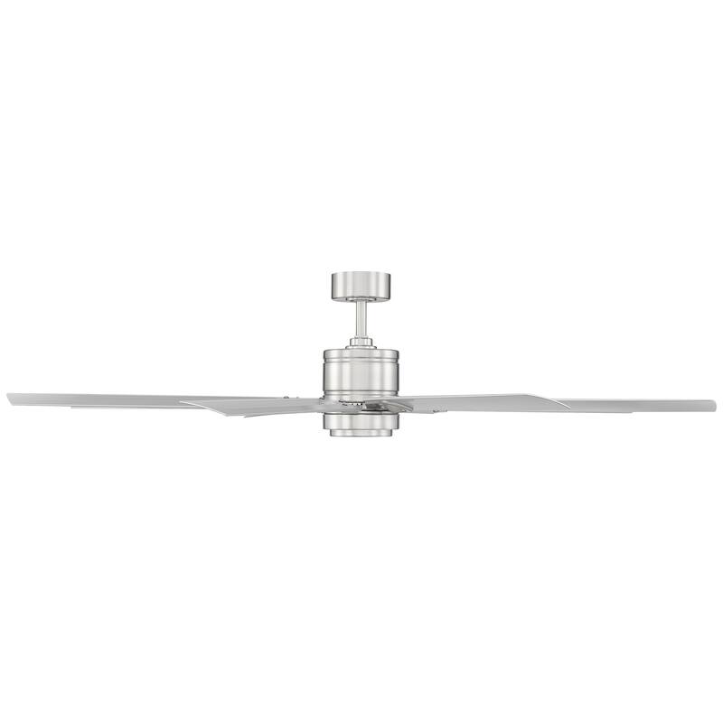 Renegade Indoor and Outdoor 8-Blade Smart Ceiling Fan 66in with 3000K LED Light Kit and Remote Control with Wall Cradle - 66