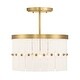 preview thumbnail 3 of 8, Minka Lavery 2083 Coronelle 3 Light 16" Wide Semi-Flush Drum Ceiling