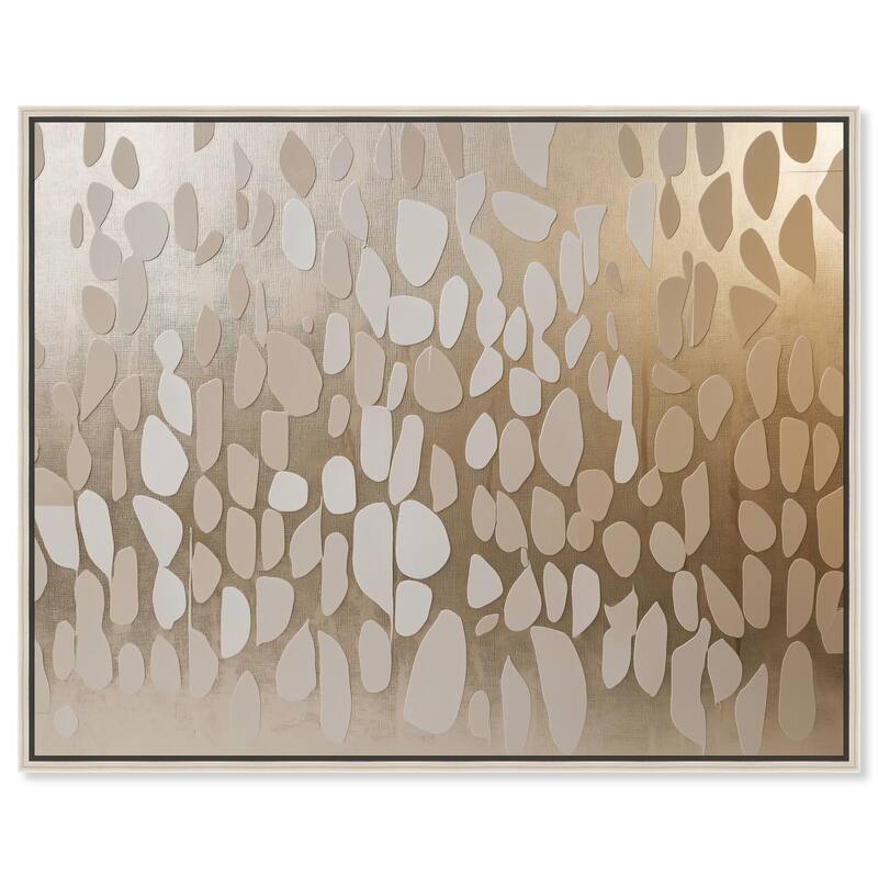 Glimmering Cascade Canvas by Art Remedy - Silver - 24" x 20"
