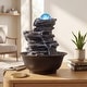 preview thumbnail 32 of 63, Costway Tabletop Water Fountain with Rolling Crystal Ball, Offset Stream