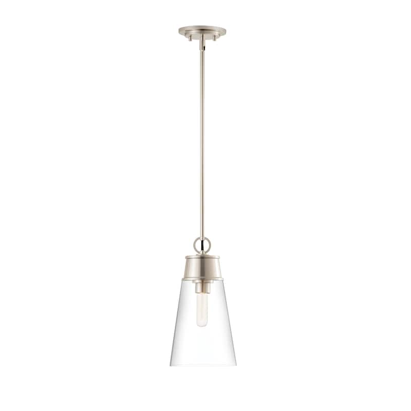 Wentworth 1 Light Pendant - Brushed Nickel