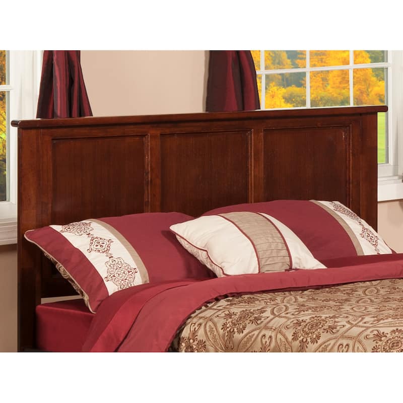 Madison Headboard with Attachable Charger - Walnut - Full