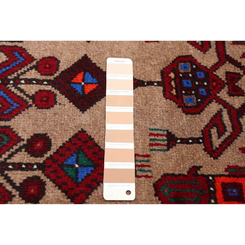 ECARPETGALLERY Hand-knotted Teimani Tan Wool Rug - 3'4 x 5'10