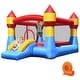 preview thumbnail 2 of 9, Costway Inflatable Bounce House Castle Jumper Moonwalk Playhouse Slide - 110.5''×146''×91''(L×W×H)