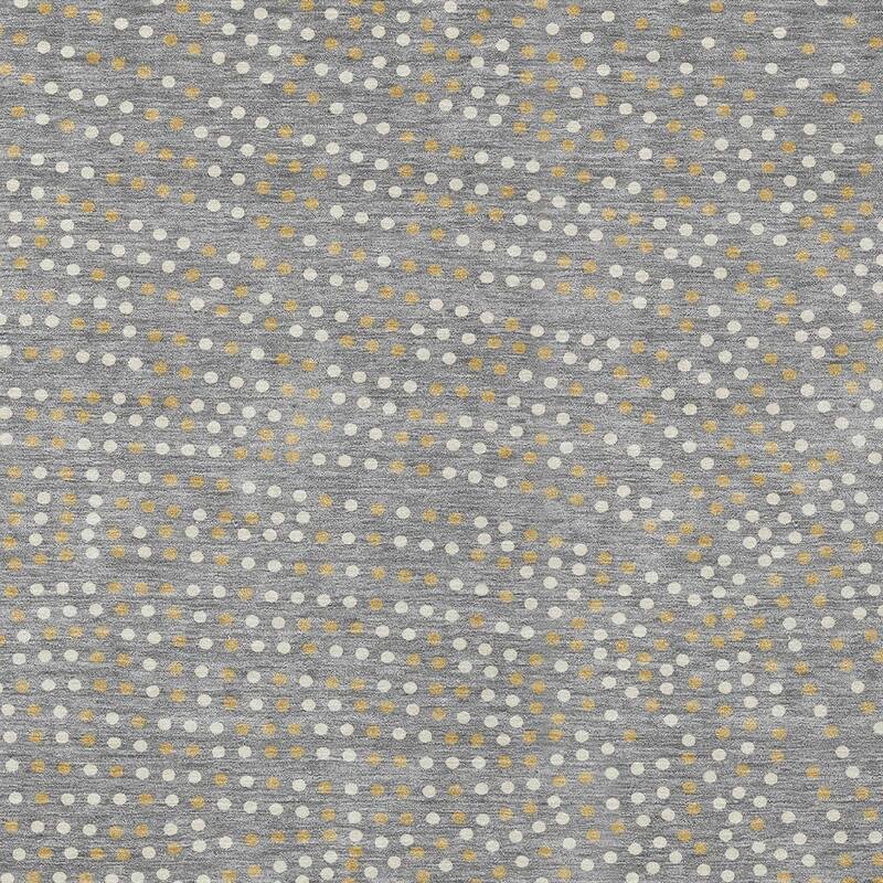 HomeRoots Polka Dot Transitional Rectangle Outdoor Rug