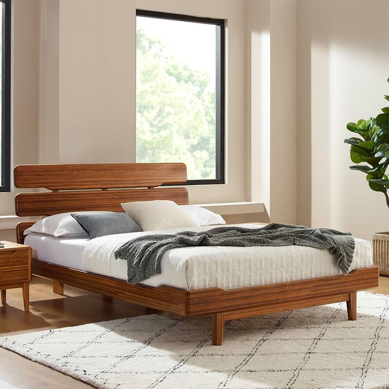 Dylan Queen Platform Bed, Copper