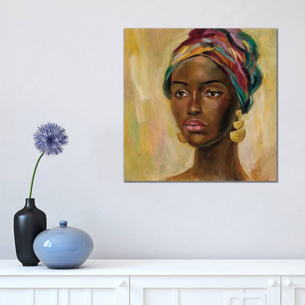 iCanvas "African Face II" by Silvia Vassileva Canvas Print
