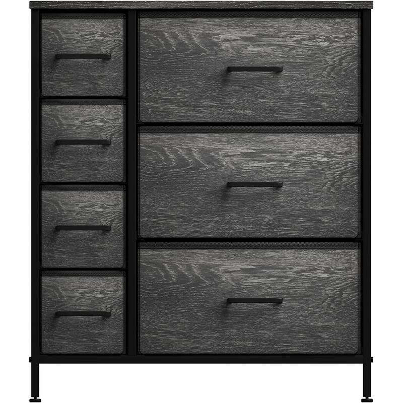 Dresser w/ 7 Drawers - Furniture Storage Tower Unit for Home, Bedroom