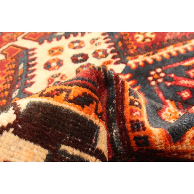 ECARPETGALLERY Hand-knotted Konya Anatolian Red Wool Rug - 4'2 x 6'6