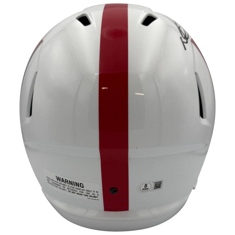 Ndamukong Suh Autographed Nebraska Cornhuskers Signed Football Full Size Replica Helmet Beckett COA - 8' x 11'