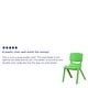 preview thumbnail 19 of 47, 2 Pack Plastic Stackable School Chair with 12"H Seat, Preschool Seating