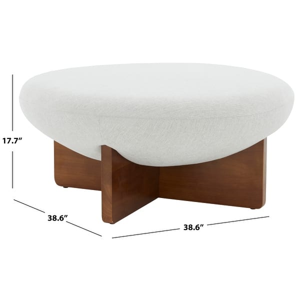SAFAVIEH Couture Tailor Round Ottoman